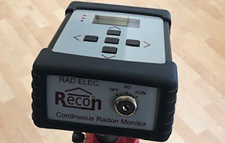 Radon Testing Maryland electornic recon radon test